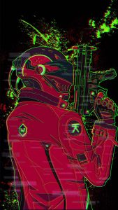 Daft Punk Gunner iPhone Wallpaper HD