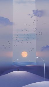 Desert Lights iPhone Wallpaper HD