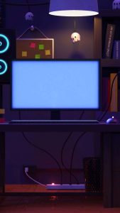 Desk Setup iPhone Wallpaper HD