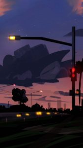 Dusky Road Trip iPhone Wallpaper HD