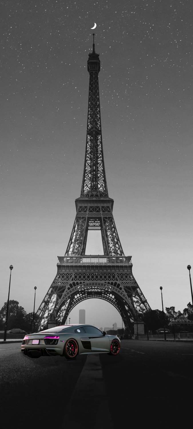 Eiffel Tower Night iPhone Wallpaper HD