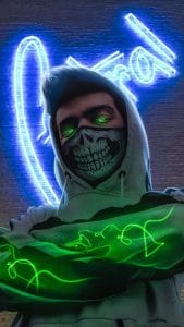 Ghost Mask Guy iPhone Wallpaper HD