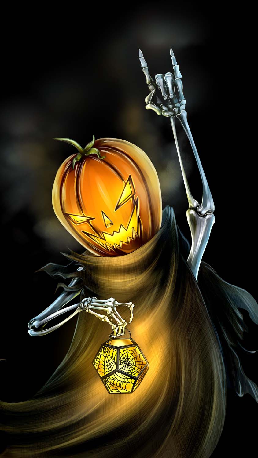 Halloween Dance iPhone Wallpaper HD