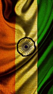 Indian Flag Golden iPhone Wallpaper HD