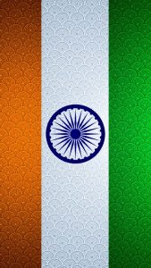 Indian Flag Textured iPhone Wallpaper HD