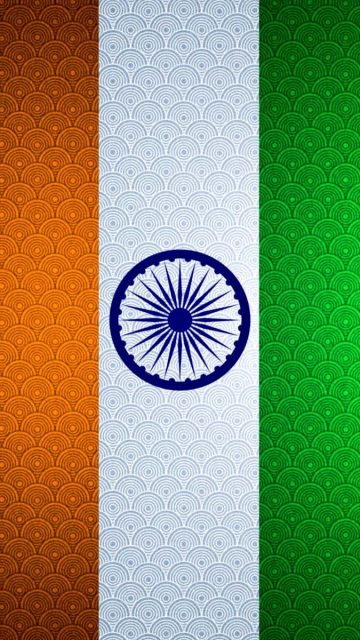 Indian Flag Textured iPhone Wallpaper HD