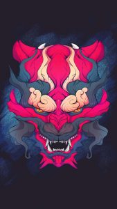 Japanease Monster iPhone Wallpaper HD