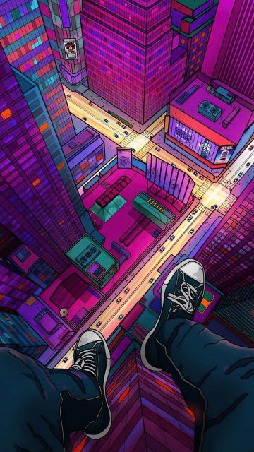 Living on the Edge iPhone Wallpaper HD