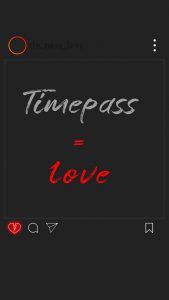 Love is Timepass iPhone Wallpaper HD