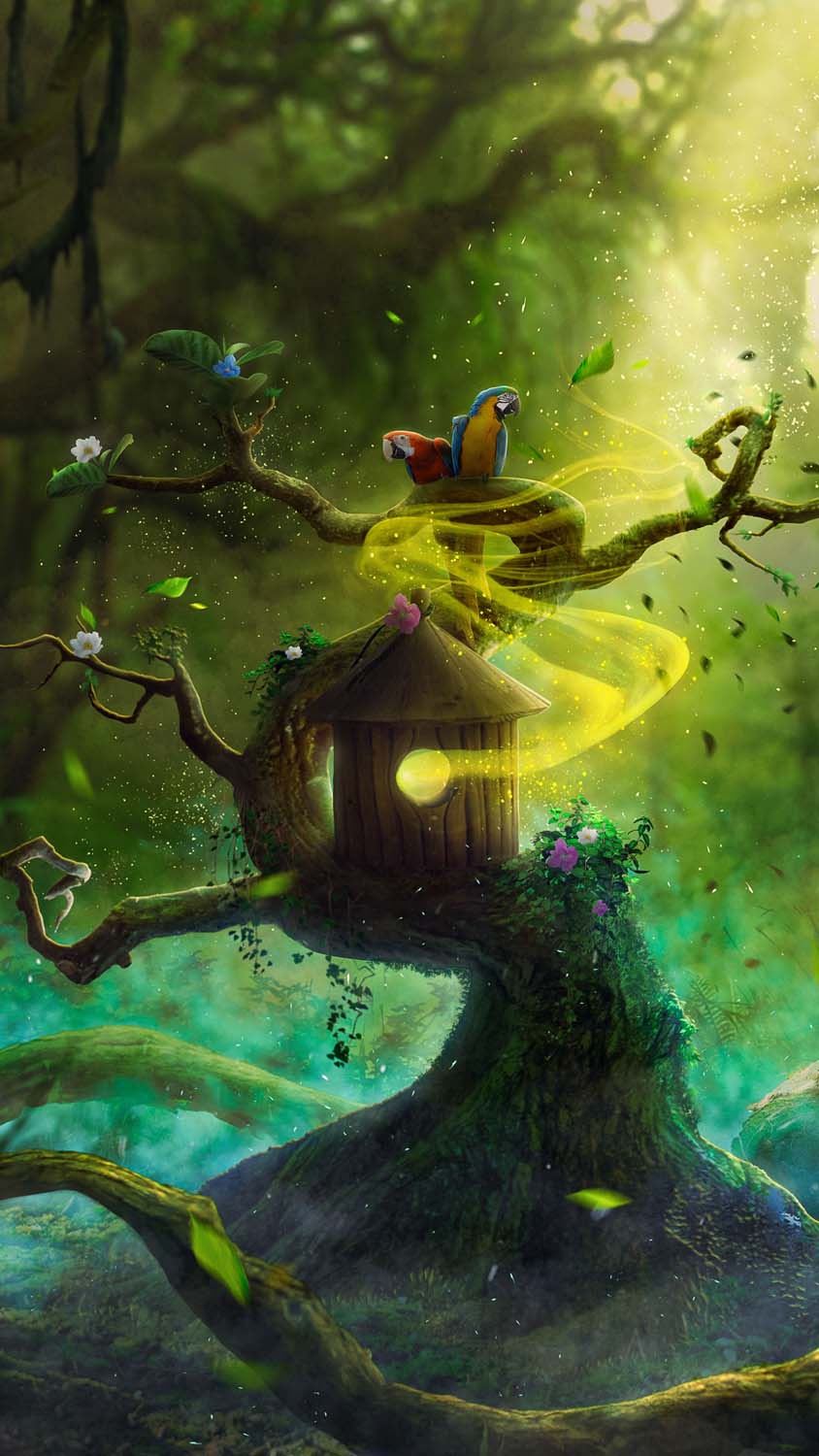 Magical Nest iPhone Wallpaper HD