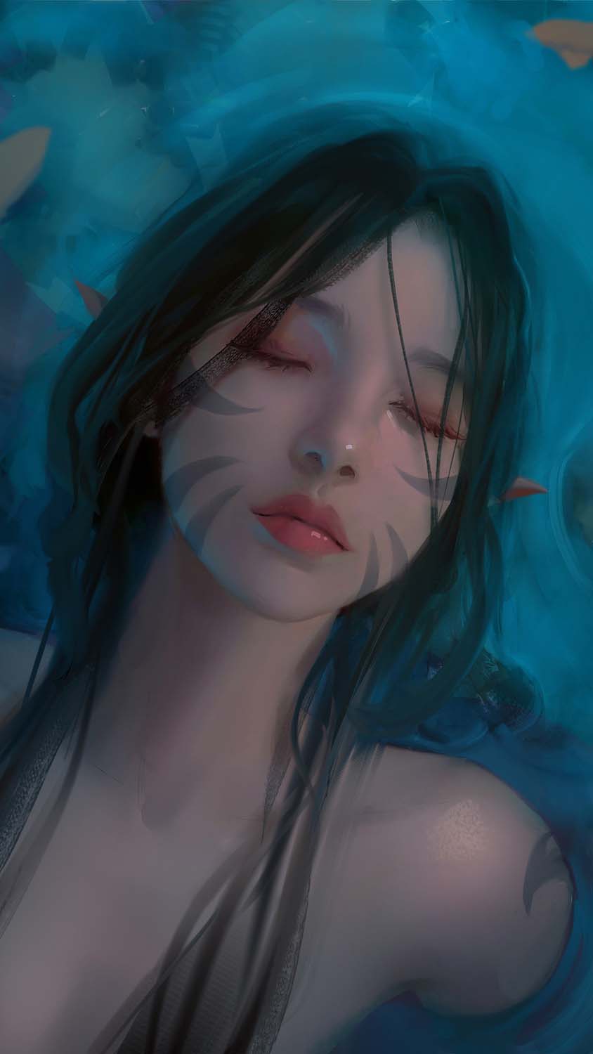 Mermaid Girl iPhone Wallpaper HD