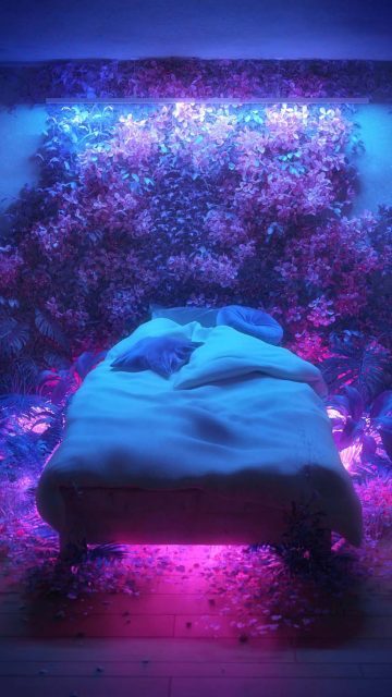 Nature Bed iPhone Wallpaper HD