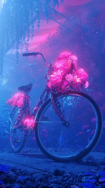 Nature Bicycle iPhone Wallpaper HD