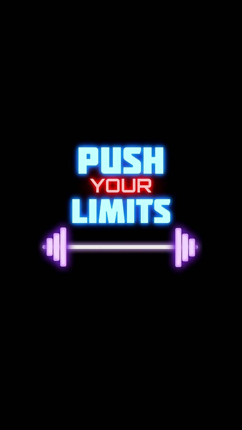 Push Your Limits iPhone Wallpaper HD