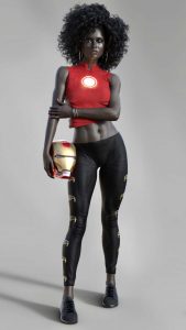 Riri Williams Ironheart iPhone Wallpaper HD