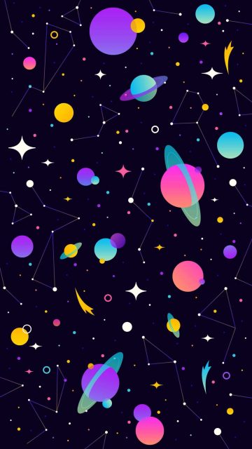 Space Patterns iPhone Wallpaper HD