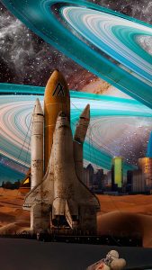 Space Shuttle Ready iPhone Wallpaper HD