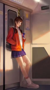 Subway Girl iPhone Wallpaper HD Subway Girl iPhone Wallpaper HD