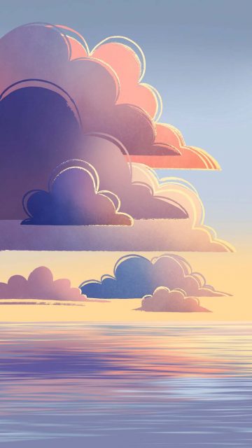 Sunset Clouds iPhone Wallpaper HD