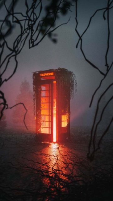 Telephone Booth iPhone Wallpaper HD