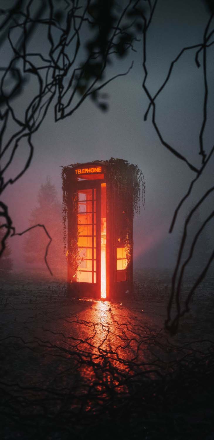 Telephone Booth iPhone Wallpaper HD