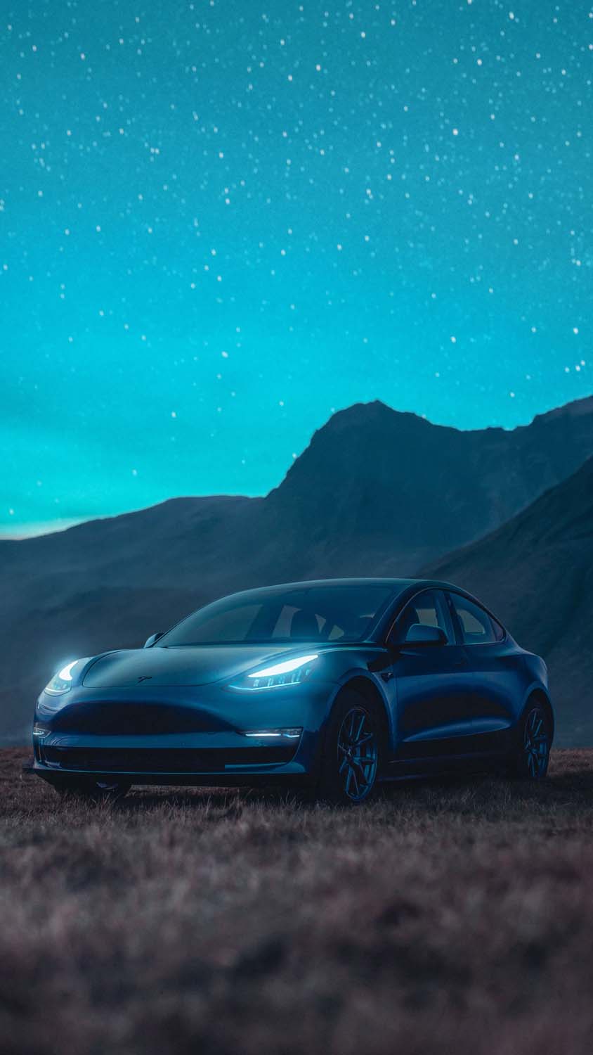 Tesla Car iPhone Wallpaper HD