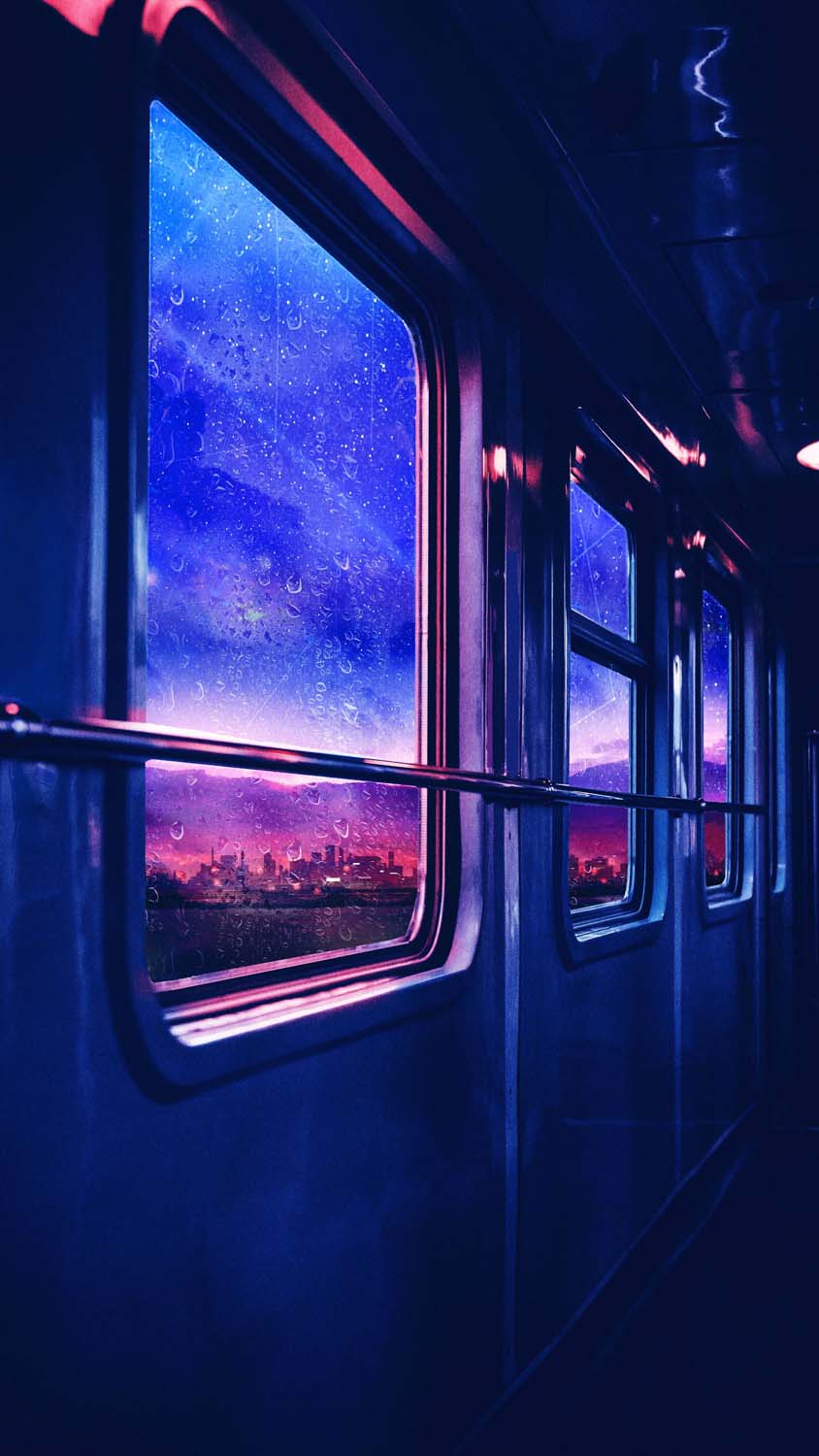 Train Window iPhone Wallpaper HD