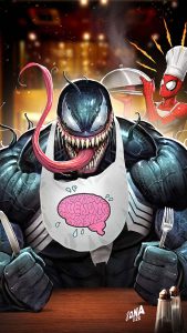 Venom is Hungry iPhone Wallpaper HD