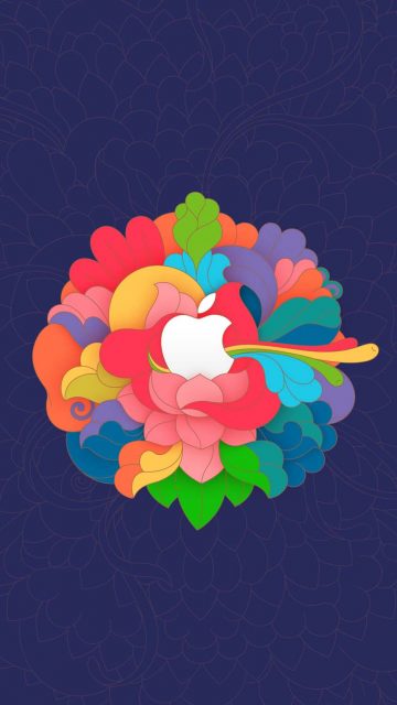 Apple Art iPhone Wallpaper HD