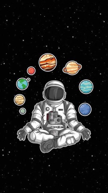 Astro Yoga iPhone Wallpaper HD