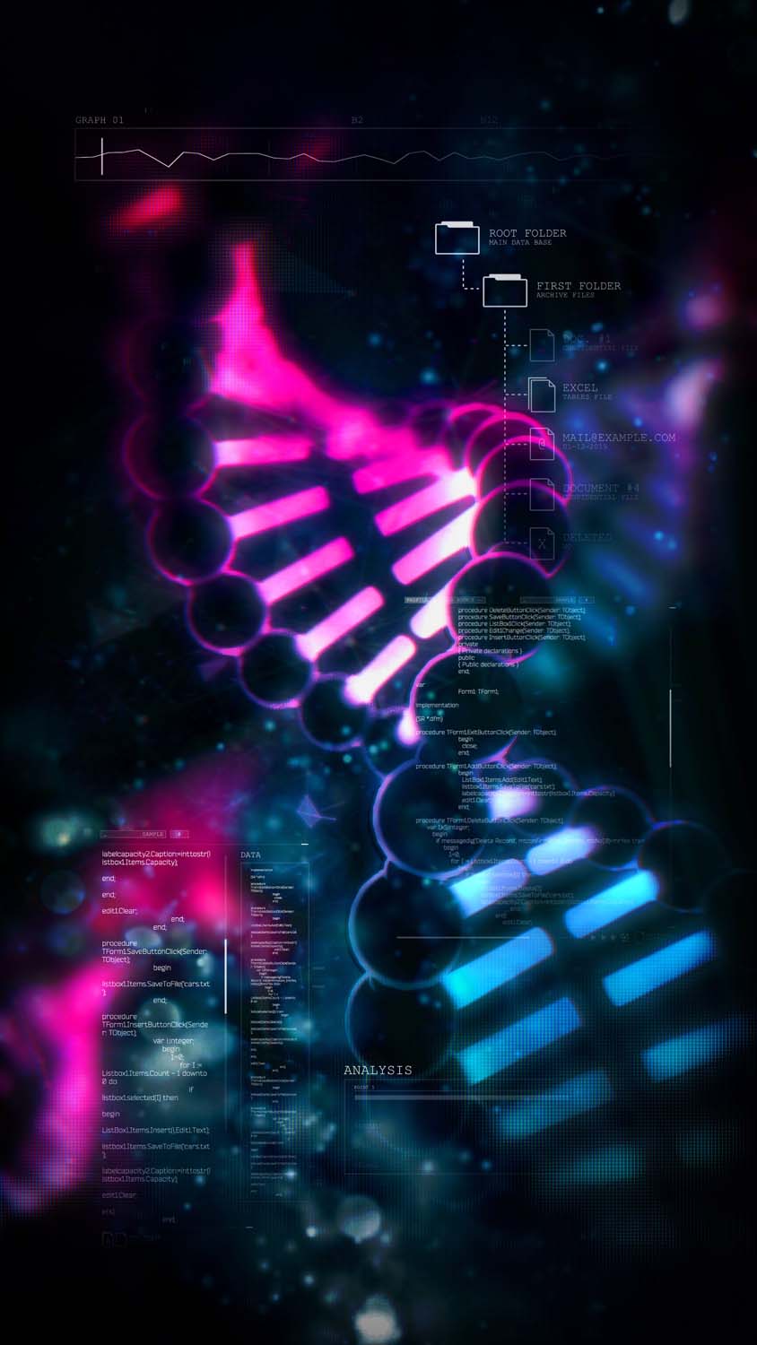 DNA Analysys iPhone Wallpaper HD
