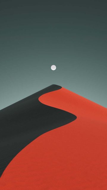 Desert Moon iPhone Wallpaper HD