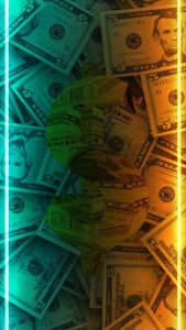 Dollar Frame 3D iPhone Wallpaper HD