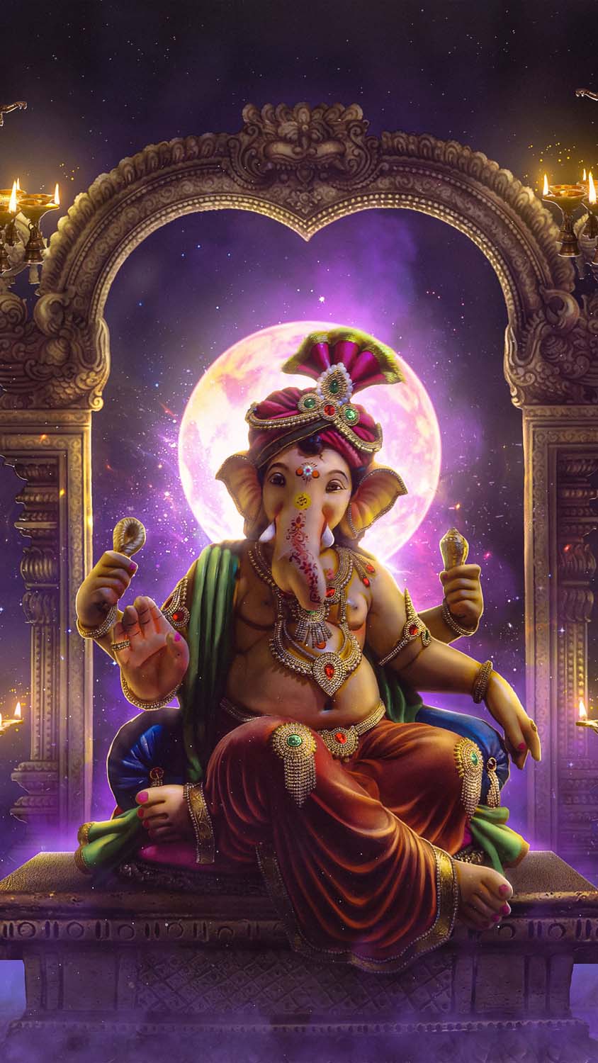 Ganesha God iPhone Wallpaper HD