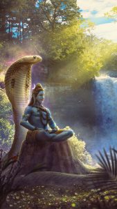 God Shiva Meditation iPhone Wallpaper HD