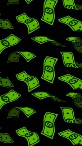 Green Dollars iPhone Wallpaper HD