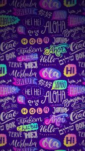 Hello iPhone Wallpaper HD