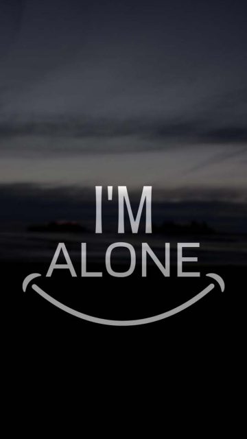 Im Alone iPhone Wallpaper HD