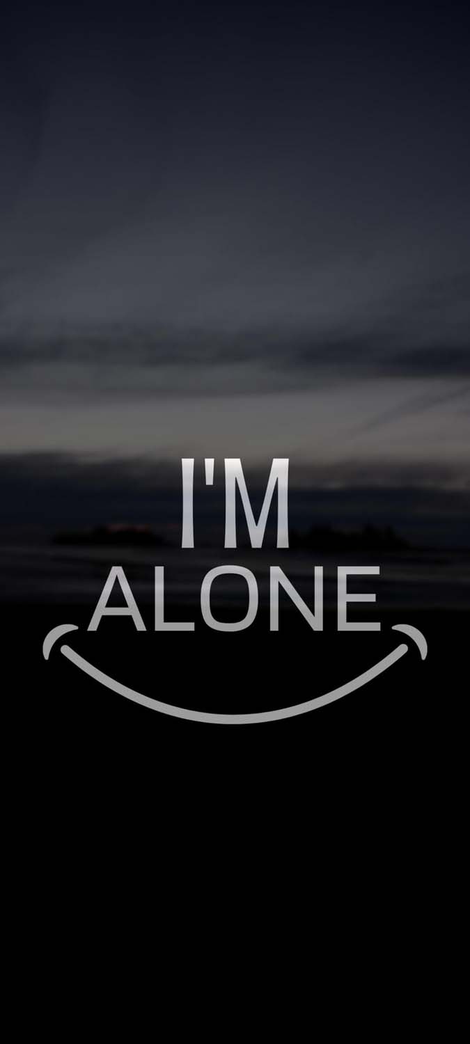 im alone wallpaper