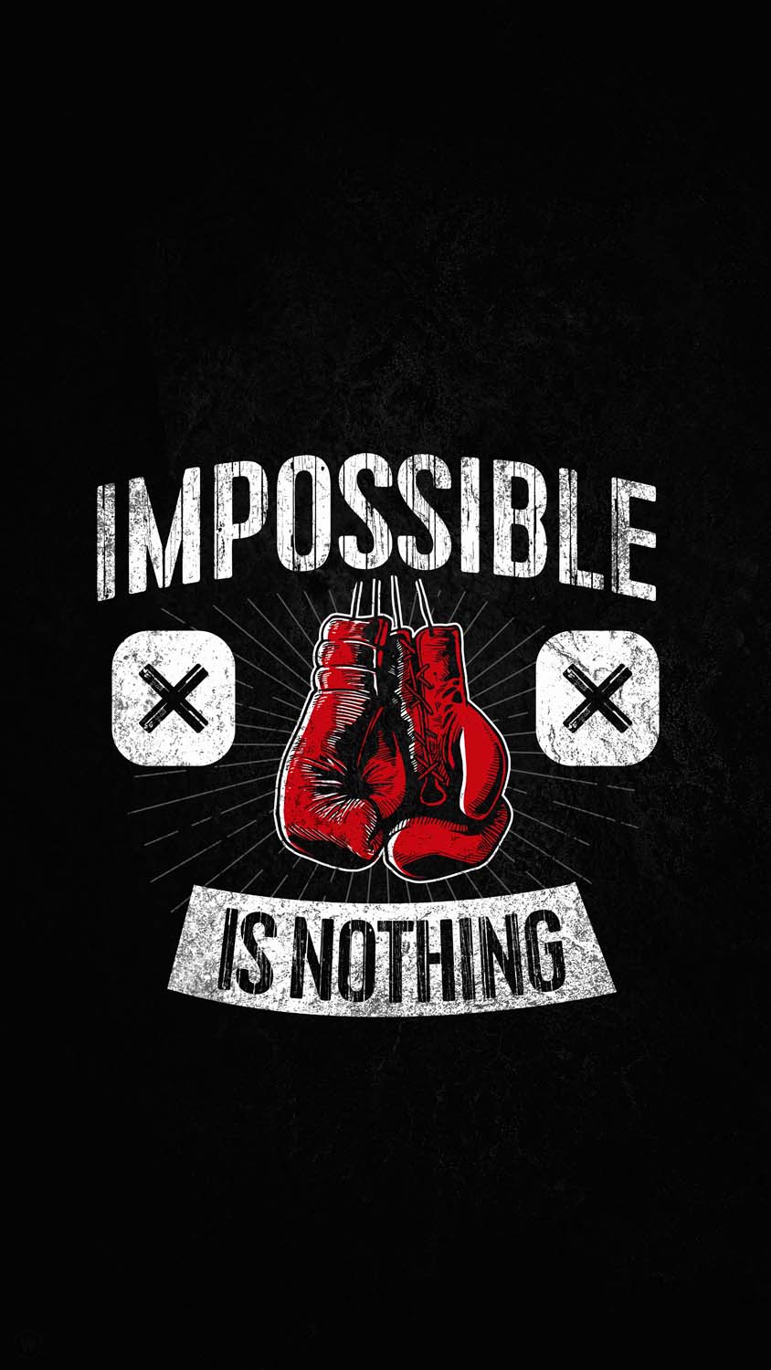 Impossible is Nothing iPhone Wallpaper HD