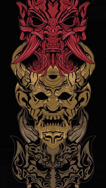 Japan Monsters iPhone Wallpaper HD