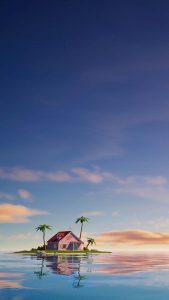 Kame House Dragon Ball iPhone Wallpaper HD