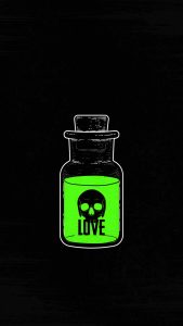 Love is Poison iPhone Wallpaper HD