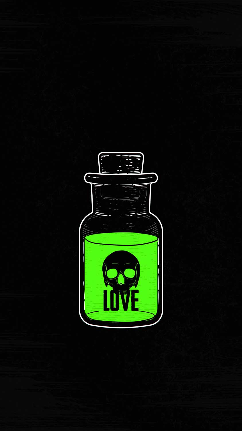 Love is Poison iPhone Wallpaper HD