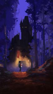 Mystical Castle iPhone Wallpaper HD