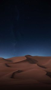 Night Desert iPhone Wallpaper HD