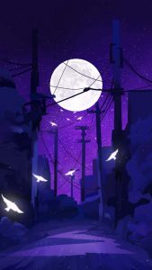 Night Lunar iPhone Wallpaper HD