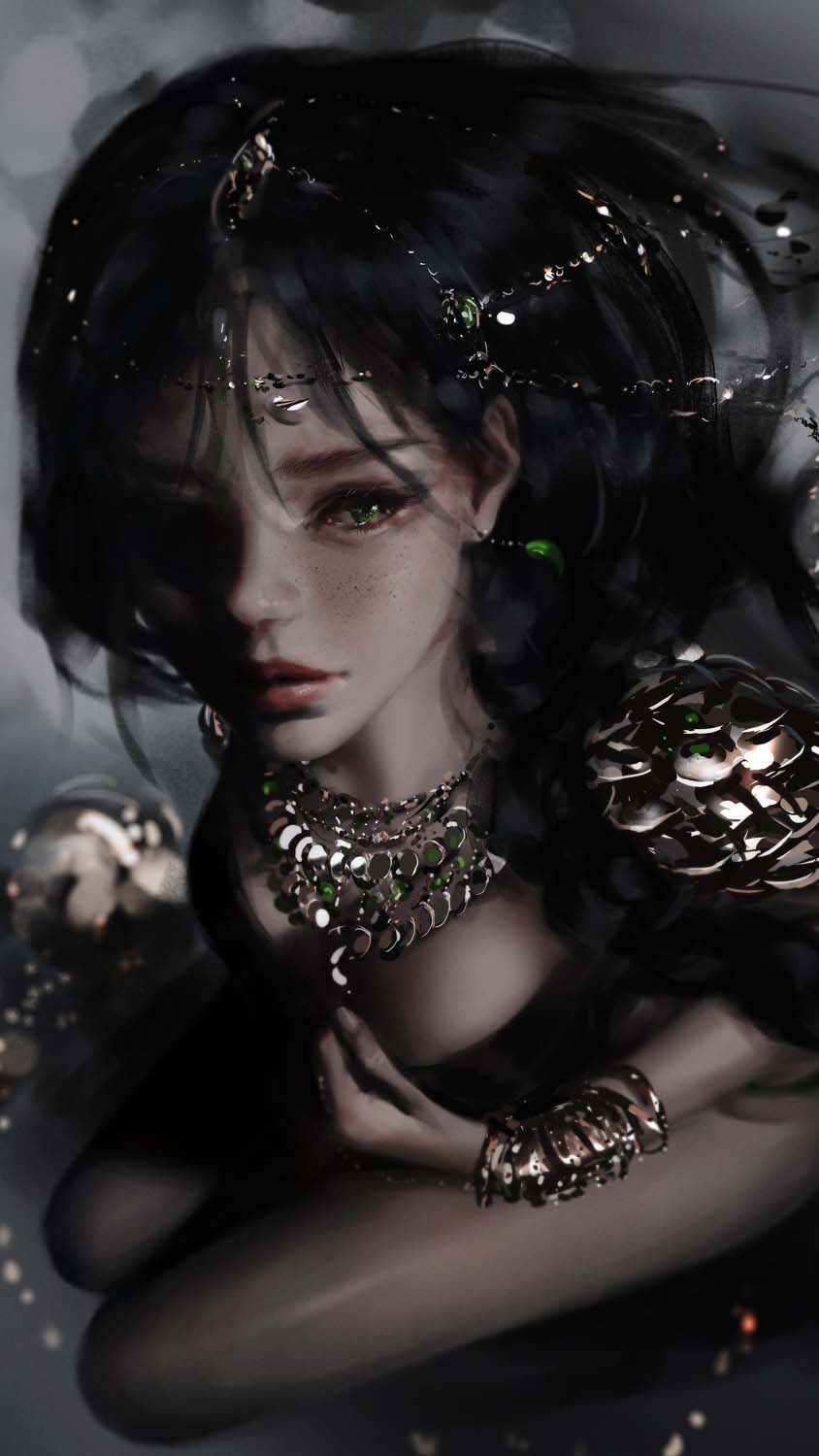 Princess of Dark iPhone Wallpaper HD