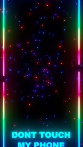 Rainbow Galaxy Frame iPhone Wallpaper HD