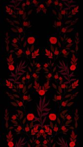 Red Flowers iPhone Wallpaper HD